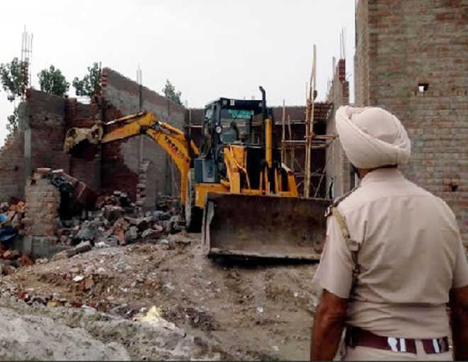 Civic body acts against 30 illegal constructions