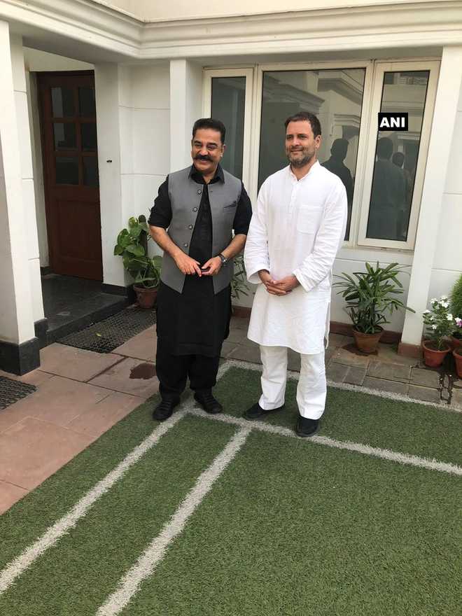 Kamal Haasan meets Rahul, discusses politics in TN