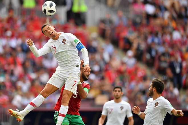 Ronaldo delivers again as Portugal down Morocco