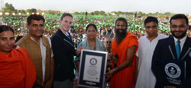 Rajasthan sets Guinness record for largest yoga gathering