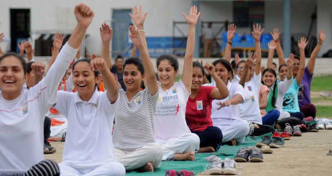 Yoga Day: Residents stretch & twist to perform asanas