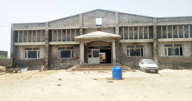 Danewala community hall awaits funds for completion