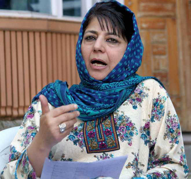 Mehbooba hits back at Shah; says PDP never ''wavered'' on Agenda of Alliance