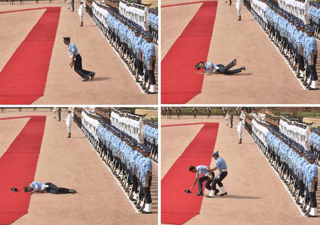 Take care of your health: PM Modi to airman who fainted at guard of honour