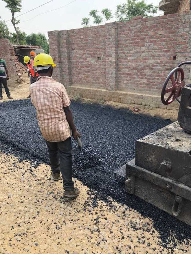 Plastic to be used for village roads - The Tribune