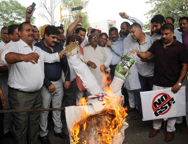 Cong’s protest against GST