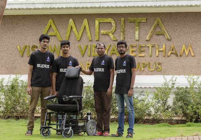 Students develop self-driving wheelchair