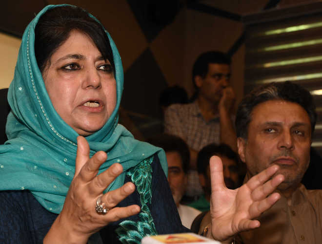 Mehbooba reaches out to PDP MLAs, to meet rebels today