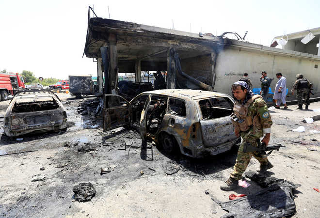 12 killed in suicide bombing in Afghanistan’s Jalalabad