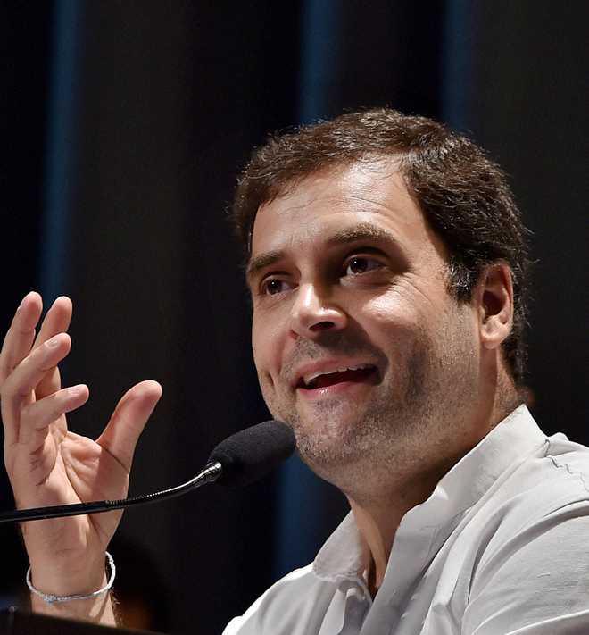 Day after PM hug, Rahul says only love and compassion can build a nation
