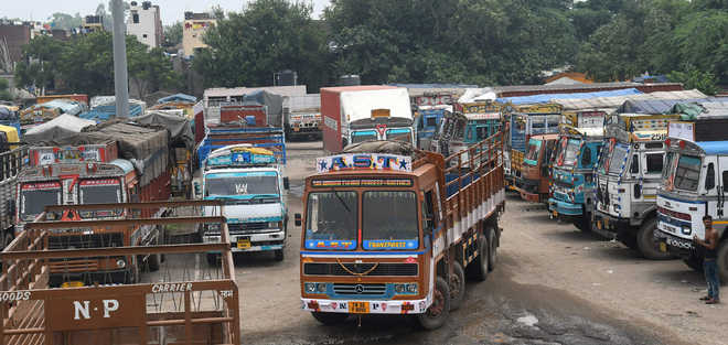 Truckers Strike Enters Day 2 The Tribune India 