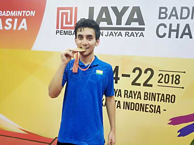 Lakshya wins Badminton Asian Junior Championships title