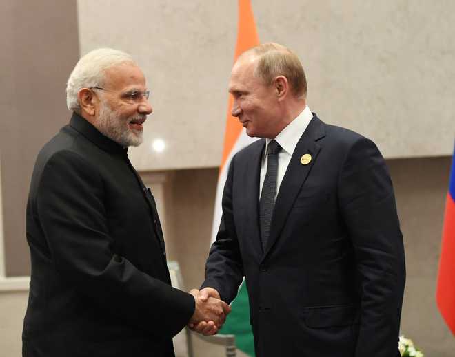 PM Modi meets President Putin at BRICS summit in Johannesburg