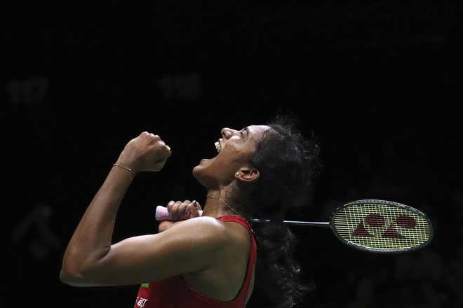 Sindhu storms into semis, medal assured