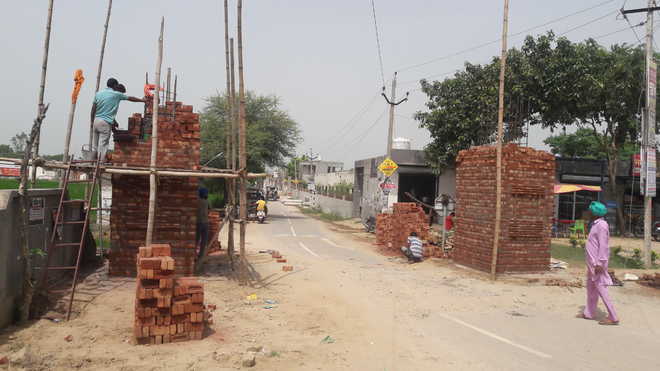Row over gate in Sangrur village