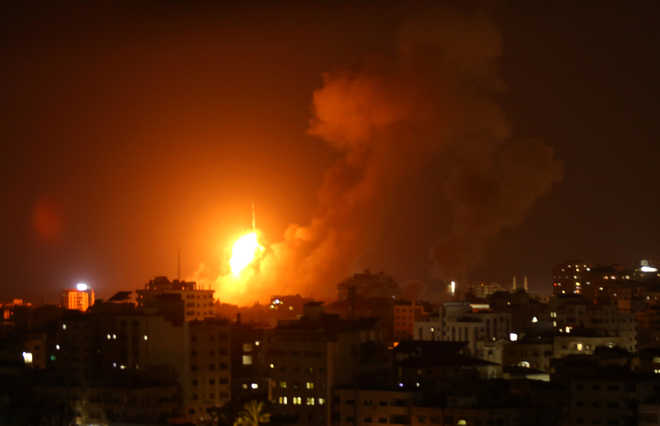 Baby among 3 killed as Israel strikes Gaza after rockets fired from enclave