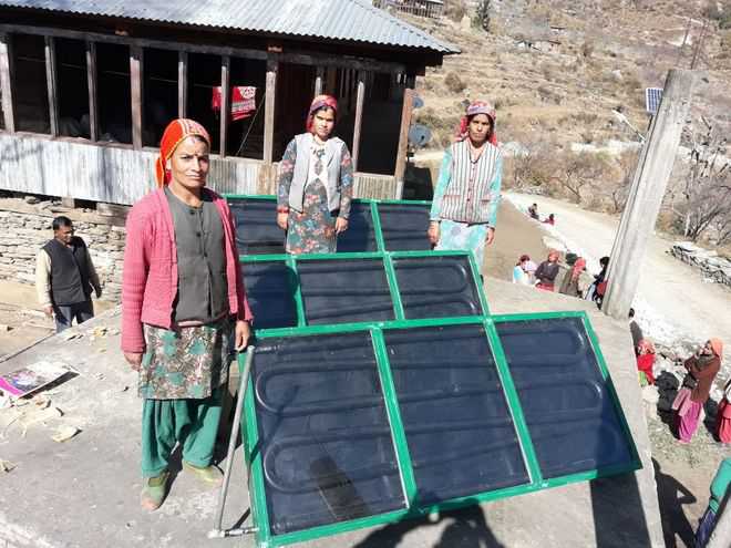 Solar heaters to rescue of remote villagers