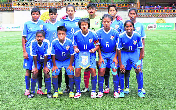 Indian girls beat Bhutan 1-0, enter semifinals