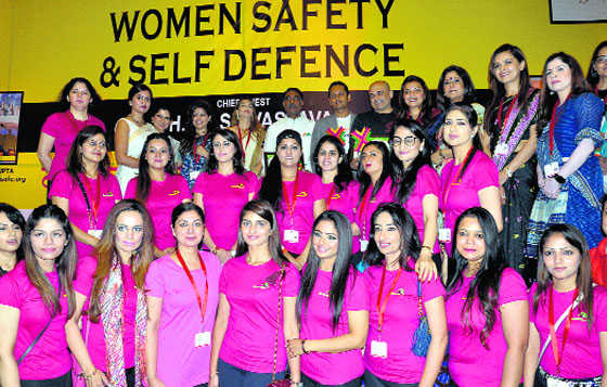 Self-defence training for women