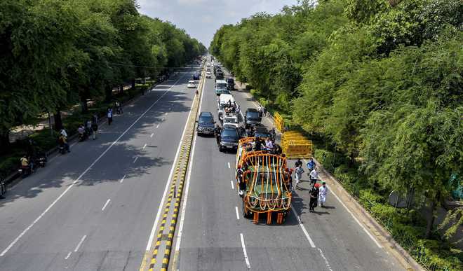 Litter removed from the route used for Vajpayee’s last journey