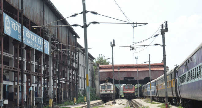 Maintenance affects train schedule in city