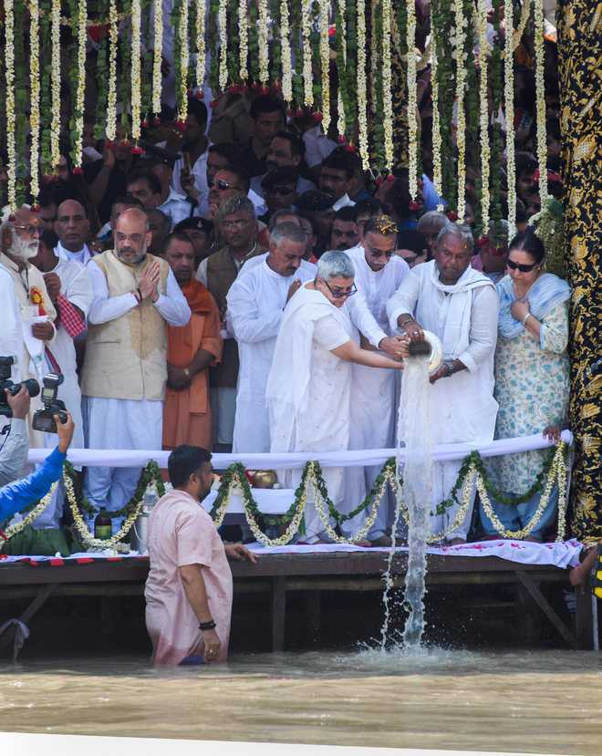 Vajpayee’s ashes immersed in Ganga at Haridwar