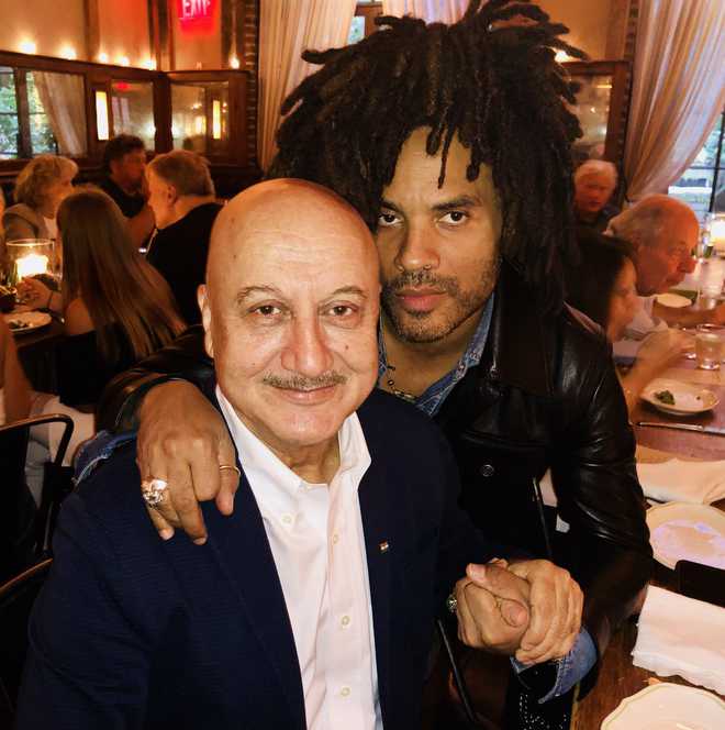 Loved talking to Lenny Kravitz about music, India: Anupam