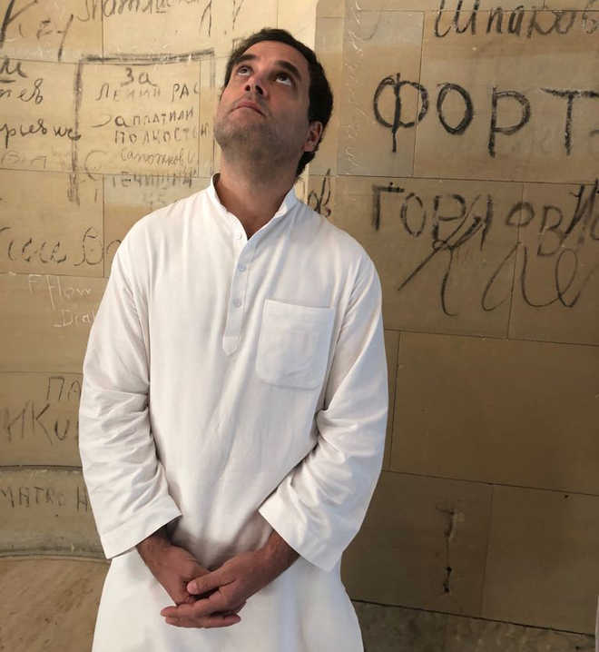 Congress posts ''many facets of Rahul Gandhi''; Twitterati finds it funny