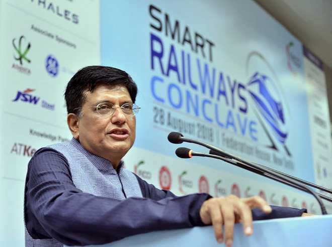 Goyal: Rlys to soon become smart, safe