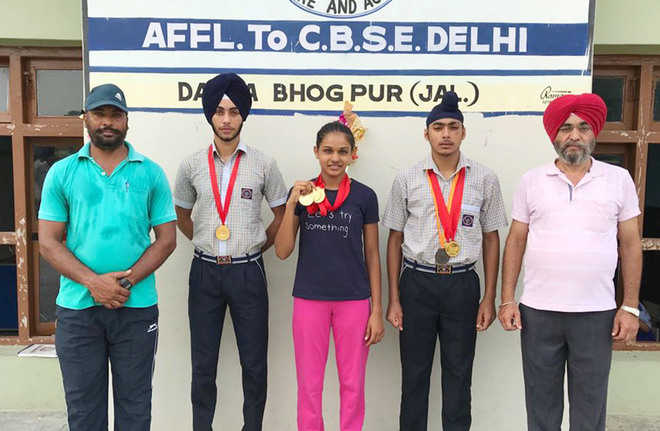 3 players bag six gold, one bronze in athletics championship