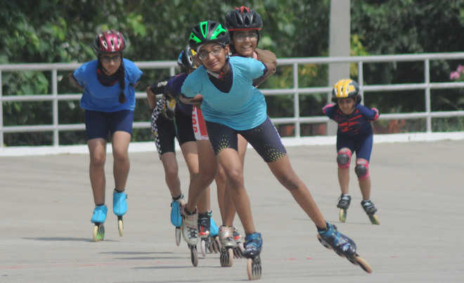 Sacred Heart, GNPS eves prove their mettle in roller skating