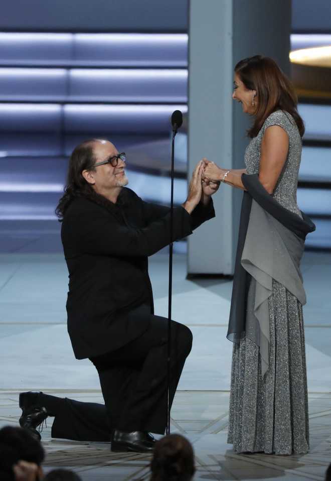 Glenn Weiss went home with more than Emmy Award