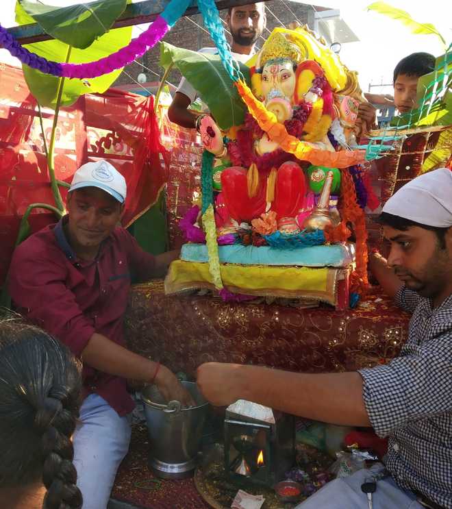 Kangra bids adieu  to Lord Ganesh
