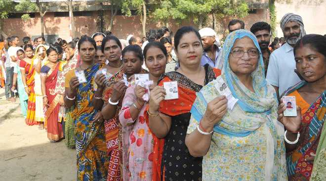 Firing in Ajnala, minor scuffles mark polling across district