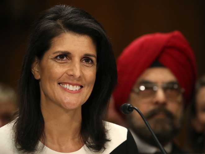 Haley accuses New York Times of incorrect story about expensive curtains