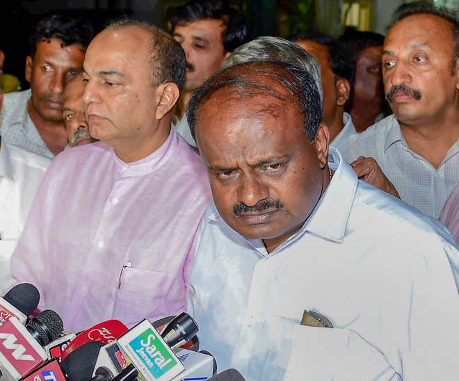 BJP accuses Kumaraswamy of sedition; seeks action
