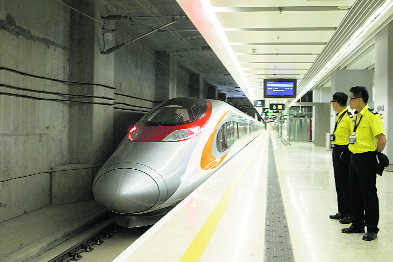 Hong Kong opens high-speed rail link with mainland China