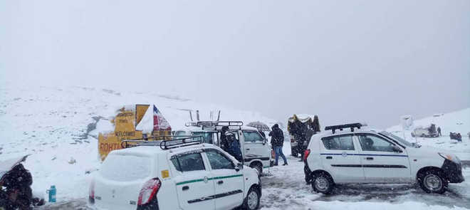 Snow in Rohtang has hoteliers elated