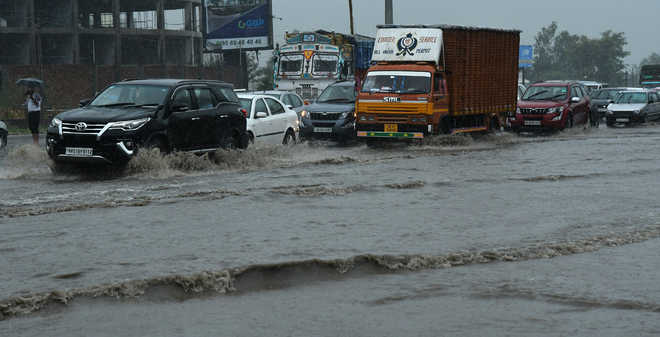 Incessant rain leaves many Mohali areas waterlogged