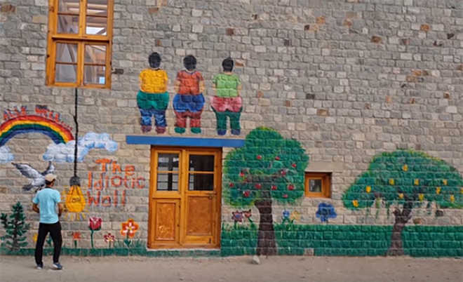 Leh school to raze 3 Idiots-inspired ‘Rancho Wall’, bans entry of tourists