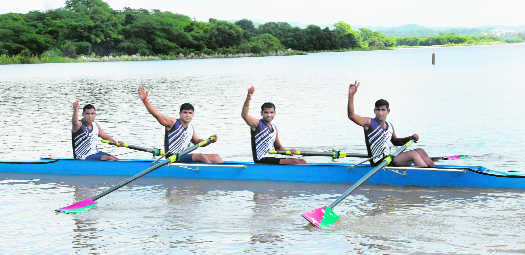 Sandeep wins rowing gold