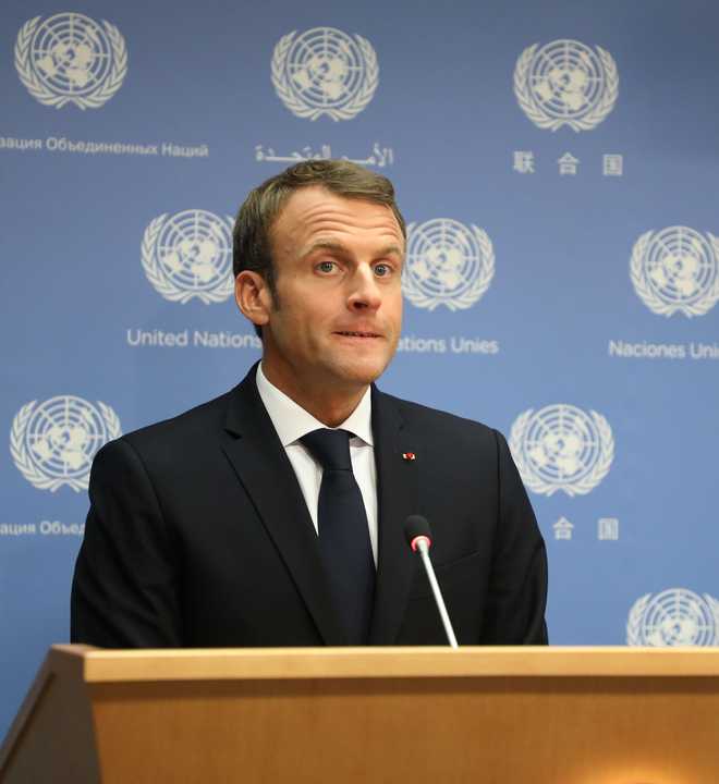 Rafale deal govt-to-govt discussion, wasn’t in power when pact inked: French Prez