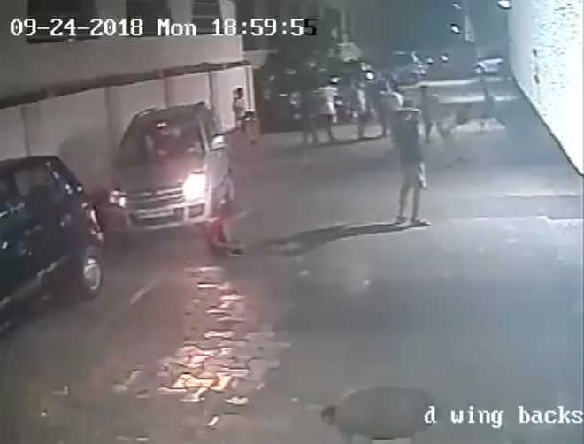 Boy escapes unhurt as car runs over him; incident caught on CCTV
