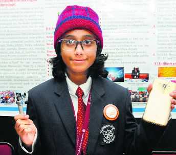 Class VIII student makes portable microscope for Rs 10