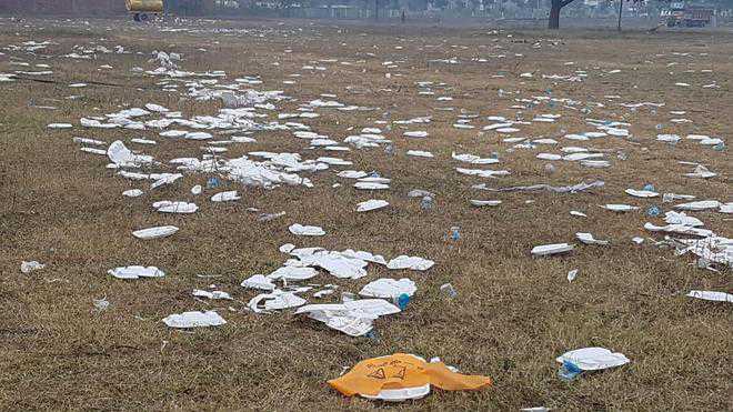 PM rally leaves trail of trash