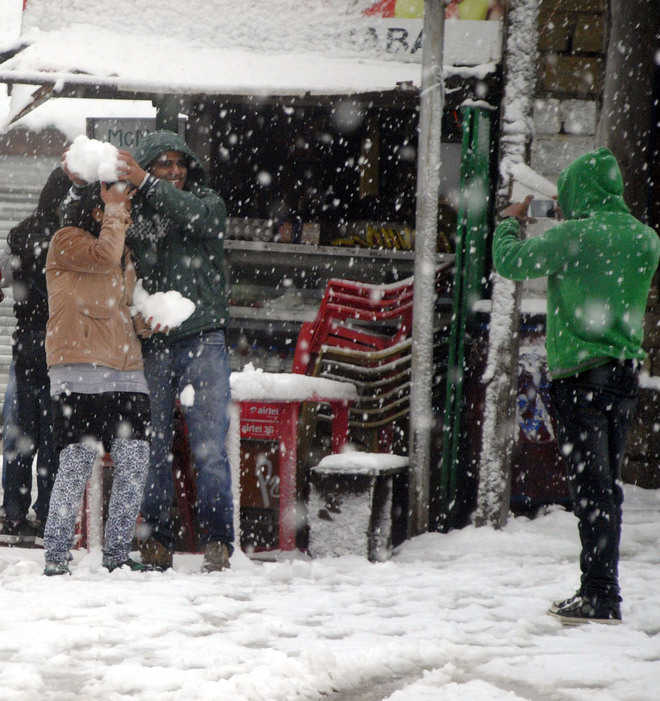 Manali gets fresh snow; tourists, locals elated