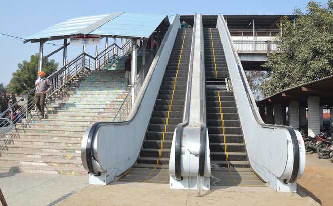 Year on, escalator service on Civil Lines side of city railway station still not ready to roll