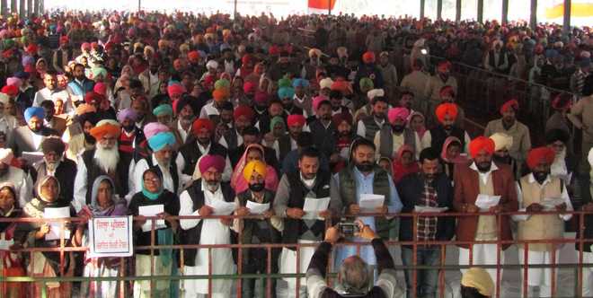 Newly elected sarpanches, panches take oath in Faridkot