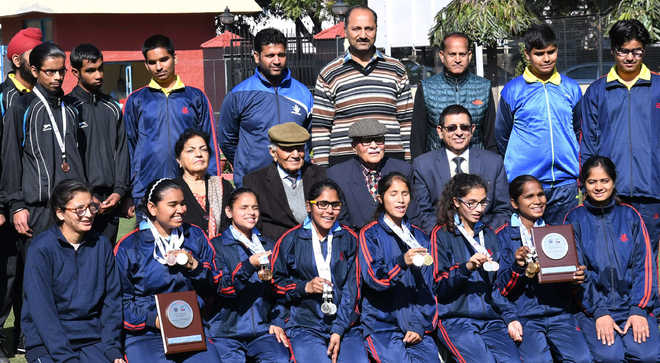 Visually impaired athletes win medals in IBSA national meet