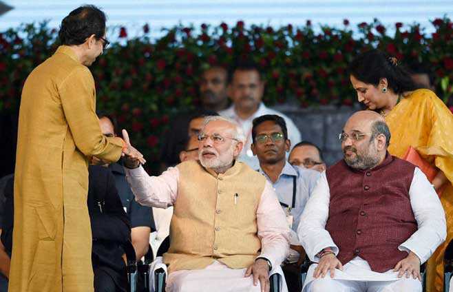 Modi’s Mumbai visit sparks talk of Sena-BJP poll tie-up